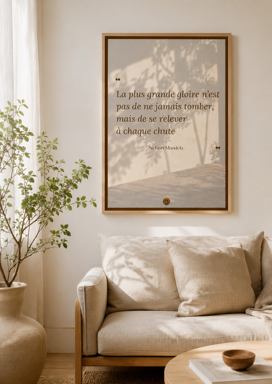 Affiche "Les yeux observent, le cœur comprend"