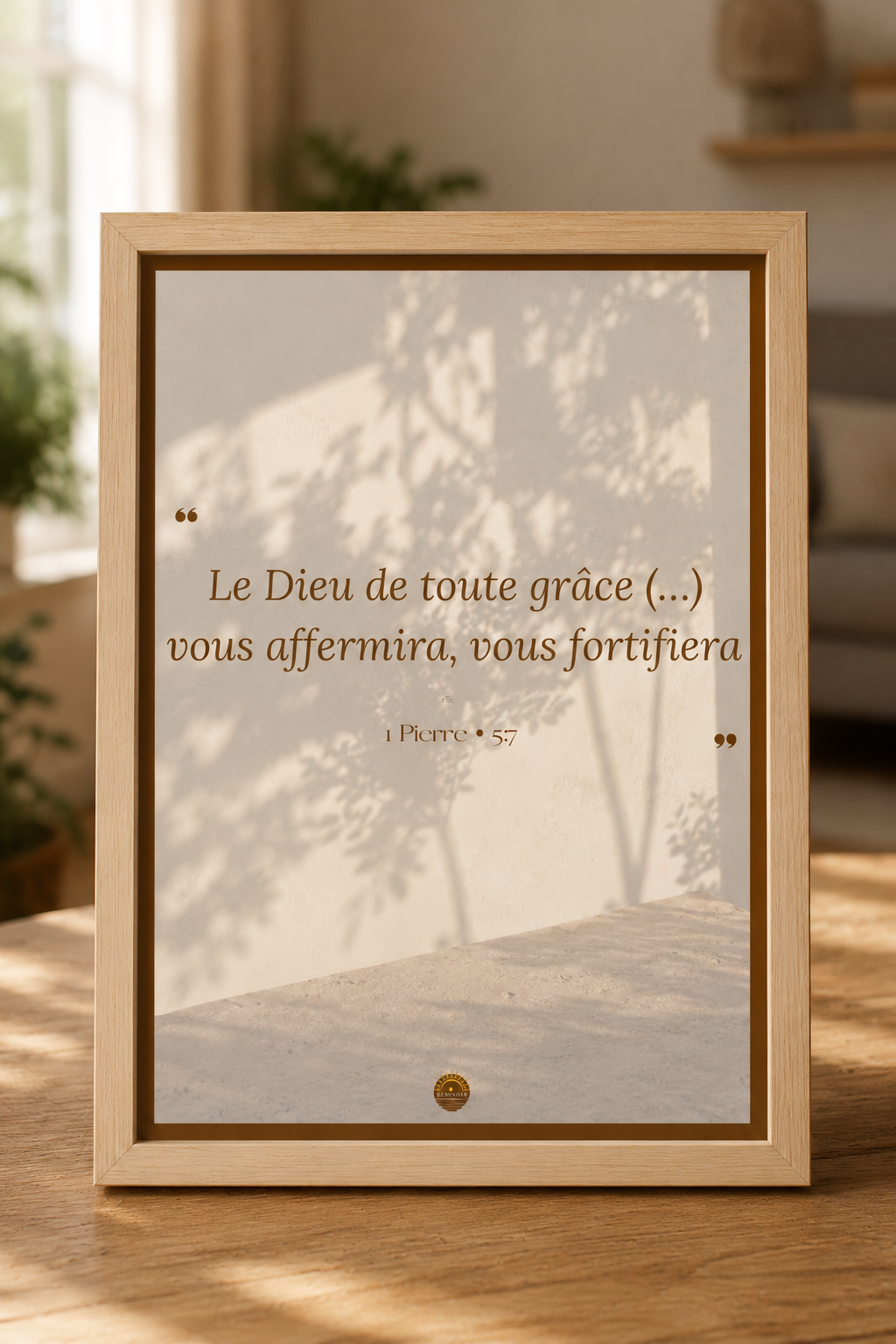 Affiche "Le Dieu de toute grâce vous affermira, vous fortifiera"