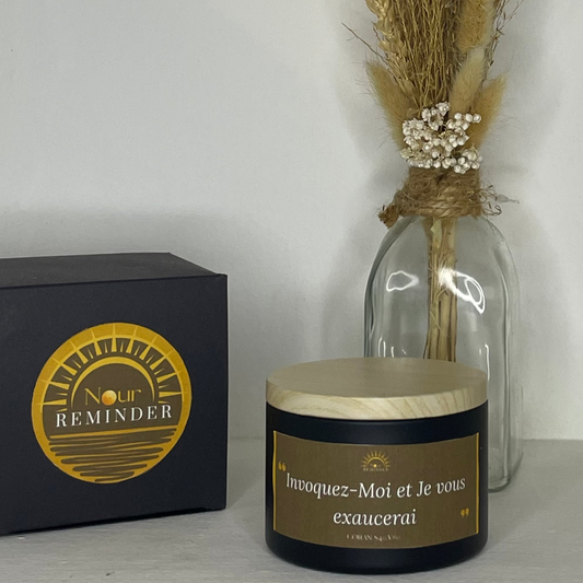 Bougie parfumée "Invoquez-Moi et Je vous exaucerai"