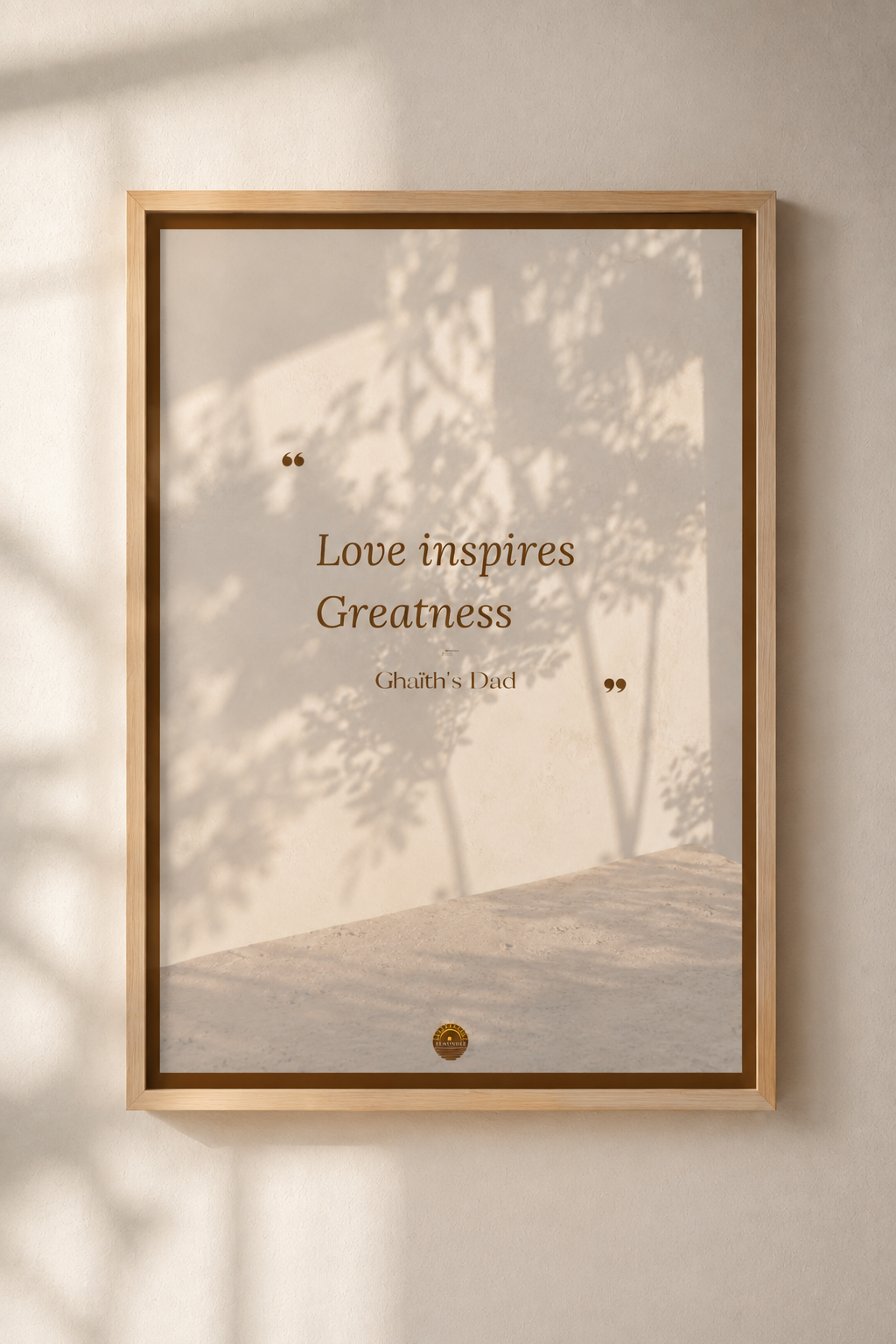 Affiche "L'amour est la sagesse des fous et la folie des sages"