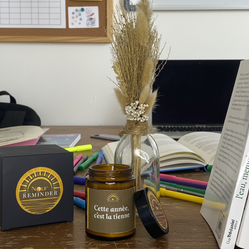 Bougie parfumée "Cette année c'est la tienne"