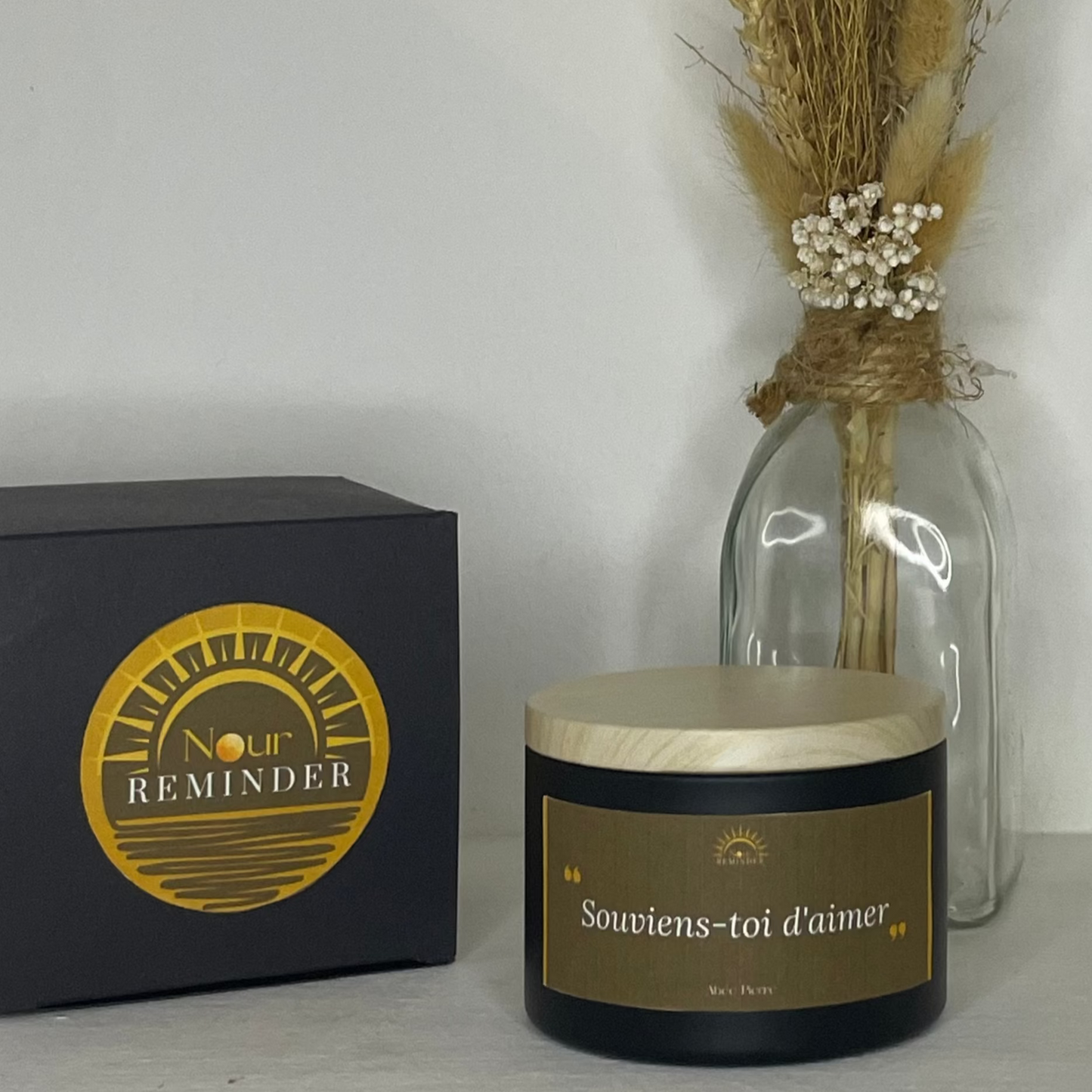 Bougie parfumée "Souviens-toi d'aimer"