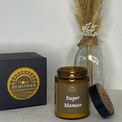 Bougie parfumée "Super Maman"