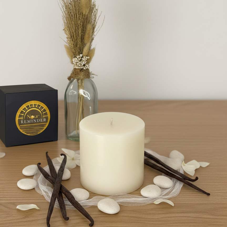 Recharge Bougie parfumée Vanille/Musc blanc